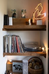 Listen to our records or bring your own. Listen to our records or bring your own.